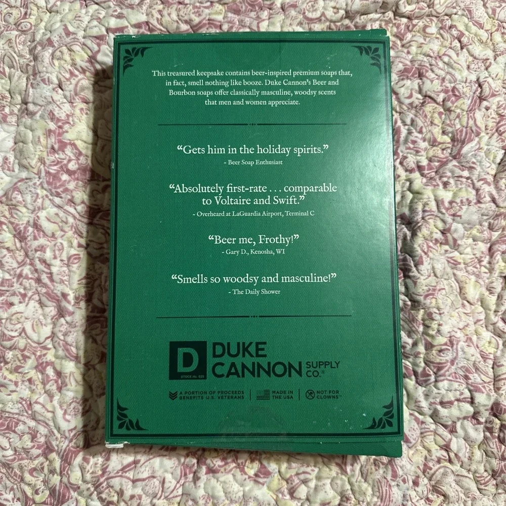 3 Pack Gift Set DUKE CANNON Frothy Beer Man Bar Big 10oz Bath Brick Bars Soaps